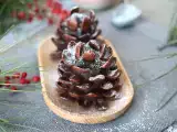Receta Piñas navideñas de brownie de chocolate: el postre fácil y original que conquista en navidad