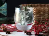 Receta Cóctel navideño con arbolito nevado: versión con alcohol y sin alcohol
