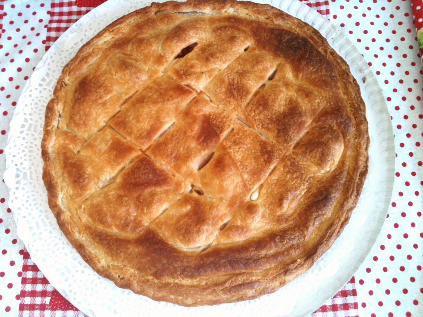 Empanada exprés de hojaldre con calabacín y tomate Receta Petitchef