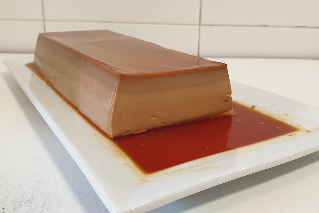 Flan de café sin horno y sin huevo Receta Petitchef