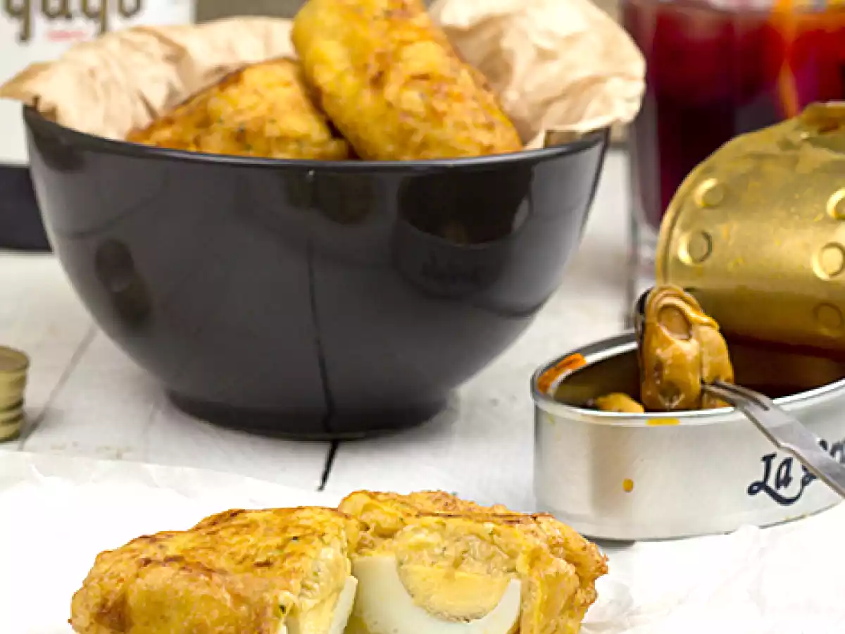 Huevos a la Zamorana con mejillones - foto 2