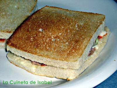 Receta sandwich de pollo al horno