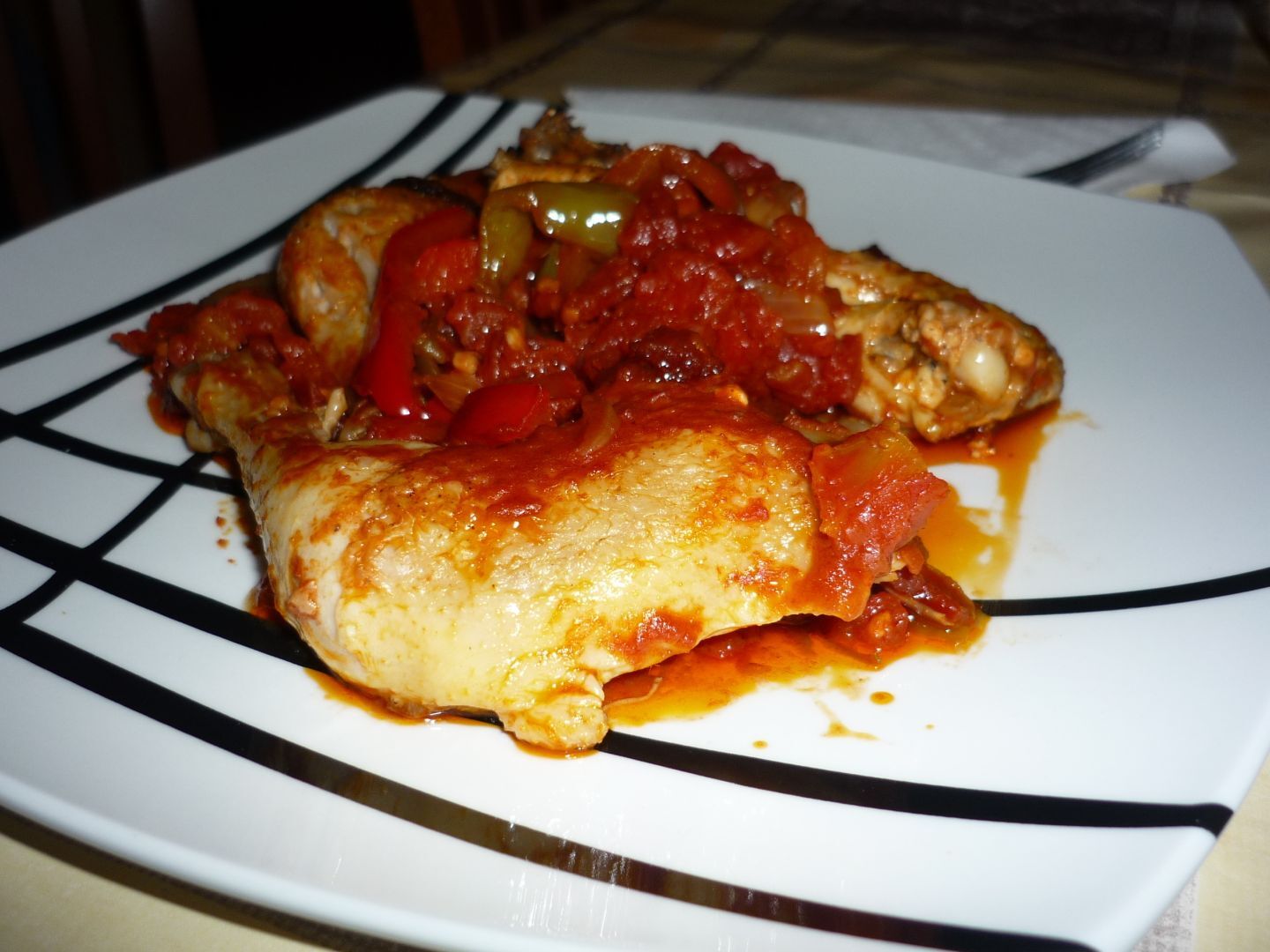 Pollo al chilindrón Receta Petitchef