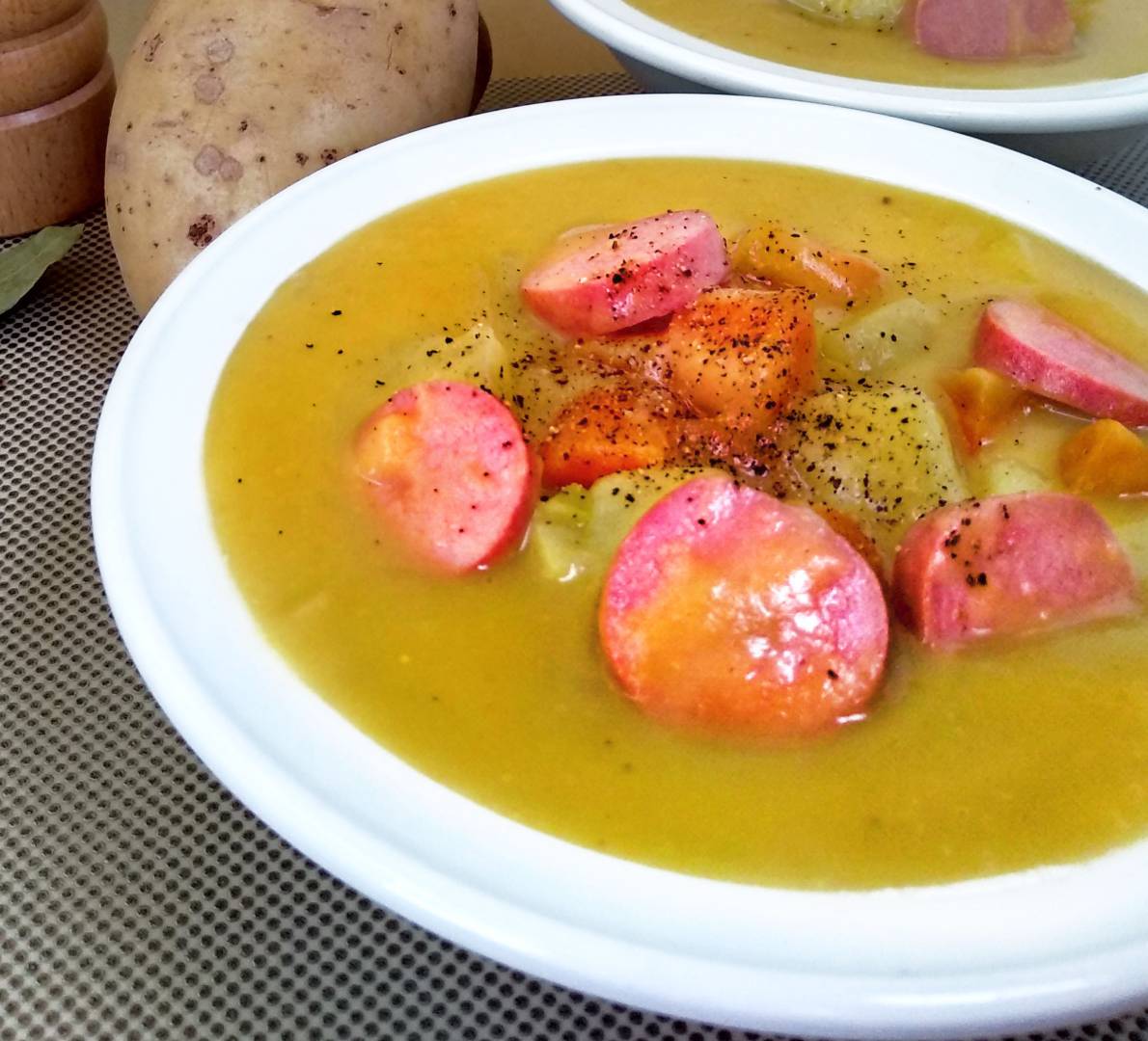 Sopa Alemana De Patata Kartoffelsuppe Receta Petitchef