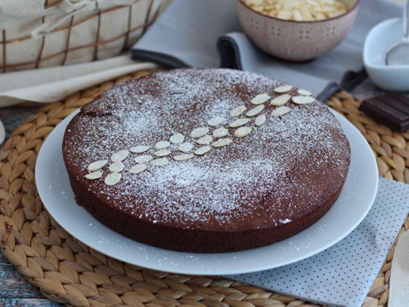 Torta caprese (Bizcocho de chocolate y almendra) - foto 4