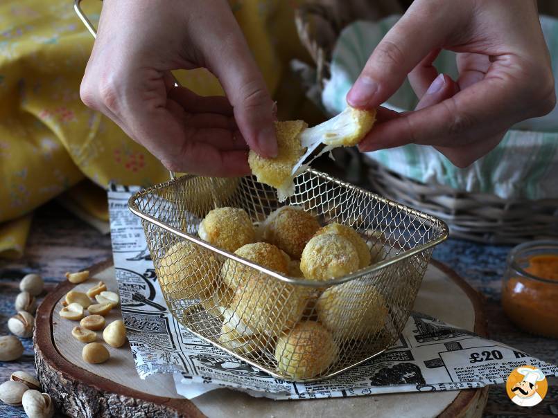 7-Bolitas de mozzarella empanadas