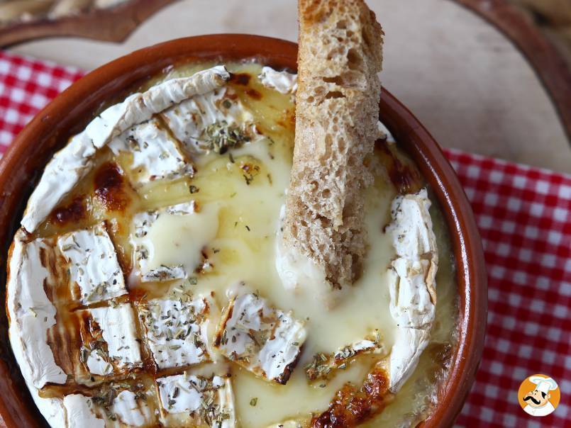 2. Camembert fundido en freidora de aire