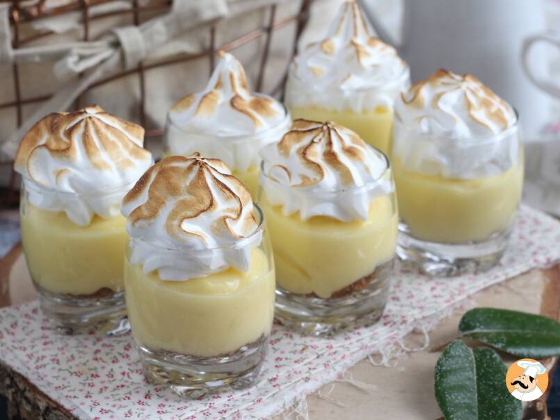 7. Vasitos de tarta de limón y merengue