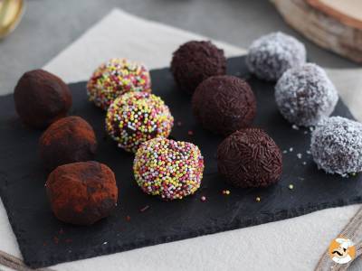 Trufas de chocolate con sólo 3 ingredientes: ¡el capricho perfecto para Navidad!