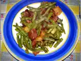 Receta Las riquísimas judias verdes con panceta de mi madre