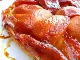 Receta Tarta tatin de melocotón y canela