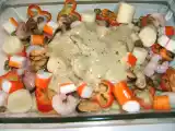 Receta Ensalada marinera de pasta con yogur
