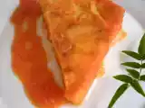 Receta Tortilla de patata en tomate frito