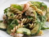 Receta Ensalada de pasta con calabacín y berenjena