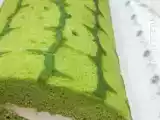 Receta Brazo de gitano de matcha