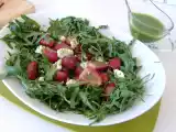 Receta Ensalada de rúcula y fresas