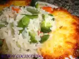 Receta Arroz con ajo y queso