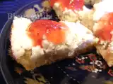 Receta Canapés de queso fresco y mermelada de fresa