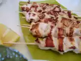 Receta Satay de pollo con salsa de cacahuetes