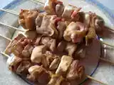 Receta Brochetas de champiñones y pollo