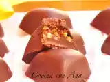 Receta Bombones de bacon y crocanti de almendra