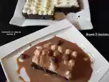 Receta Brownie a los tres chocolates