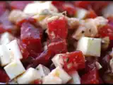 Receta Ensalada de sardinillas, remolacha y queso fresco