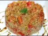 Receta Ensalada de quinoa, cebolleta, tomate y eneldo