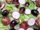 Receta Ensalada con uvas y rabanos