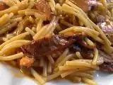 Receta Fideos con niscalos