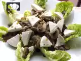 Receta Ensalada templada con queso fresco y portobellos