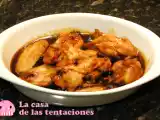 Receta Pollo con salsa de soja, miel y limón