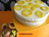 Receta Tarta almíbar de melocotón