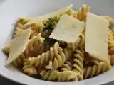 Receta Fusilli a la gorgonzola con nata