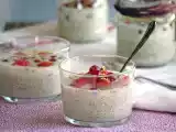 Receta Quinoa con leche, frutos rojos y pistachos