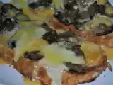 Receta Capricho 130 tosta de revuelto de setas y queso