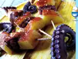 Receta Brochetas de pulpo a feira