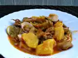 Receta Guiso de calamares y almejas