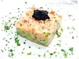 Receta Tartar de salmón con guacamole