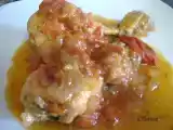 Receta Pollo en salsa de tomate y cebolla (fussioncook)