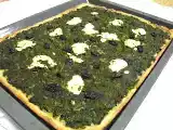 Receta Pizza de espinacas y queso de cabra