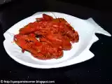 Receta Cangrejos de rio con tomate