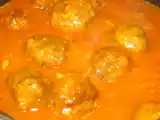 Receta Albóndigas en tomate con espaguetis