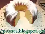 Receta Bizcocho de nata