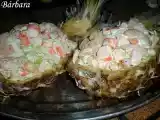 Receta Ensalada de piña y cangrejo