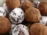 Receta Trufas de chosolate y coco al ron