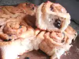 Receta Cinnamon rolls con arándanos