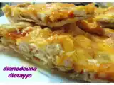 Receta Pizza de hojaldre con pollo