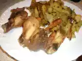 Receta Alitas de pollo al horno con patatas