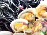 Receta Pasta negra con almejas